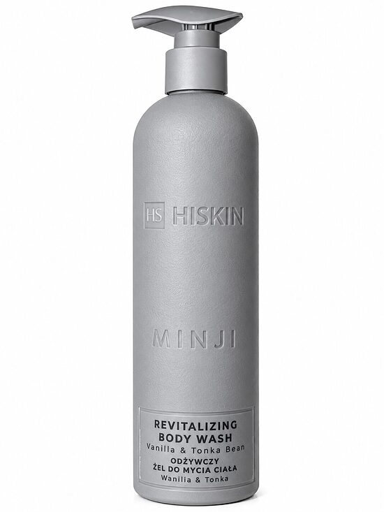 HISKIN - MINJI Vaniļa & Tonkas pupiņas Atjaunojošs Ķermeņa Mazgāšanas Gēls 300 ml