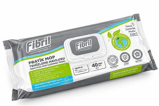 FIBRIL - Easy Mop - Tīrīšanas salvetes mopam 40 gab.