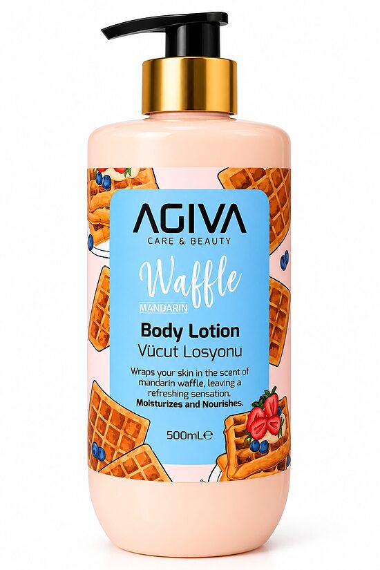 AGIVA - CARE & BEAUTY MANDARIN WAFFLE Ķermeņa losjons 500 ml
