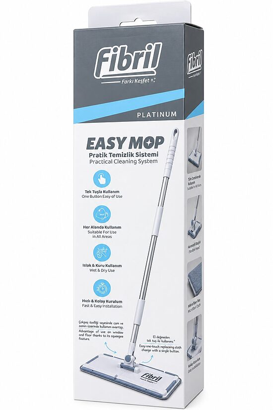 FIBRIL - Easy Mop - Praktiska tīrīšanas sistēma